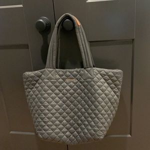 MZ WALLACE medium grey tote